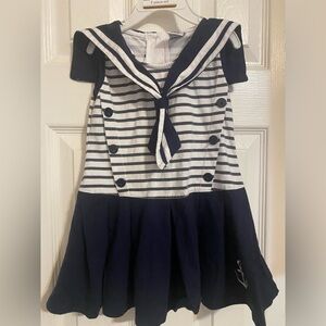 Knit Sailor Girl Dress